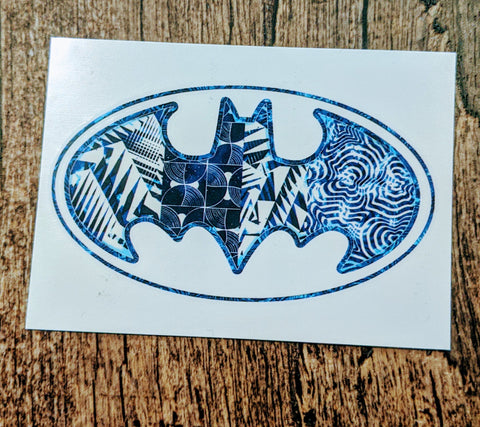 Batman Dootle Logo Temporary Tattoo - supermanstuff.com