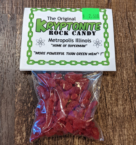 Red Kryptonite Rock Candy - supermanstuff.com