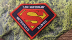 Superman Logo "I am Superman" Metropolis IL Patch - supermanstuff.com