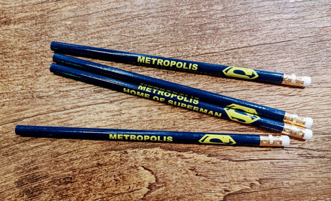 Superman Metropolis Illinois Blue Pencil - supermanstuff.com