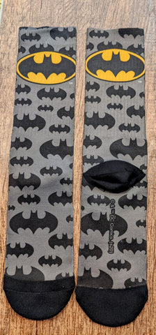 Batman Logos art Polyester Socks - supermanstuff.com