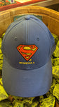 Superman Shield Metropolis Illinois Blue Baseball Hat - supermanstuff.com