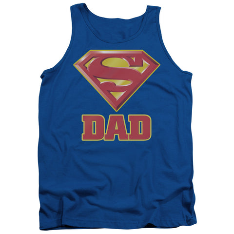 Superman Super Dad Adult Regular Fit Tank Top - supermanstuff.com