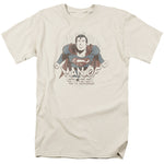 Superman Fly Away Regular Fit Cream Colored Short Sleeve Shirt - supermanstuff.com