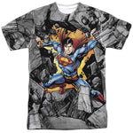 Superman Break on Through Adult Regular Fit Short Sleeve Shirt - supermanstuff.com