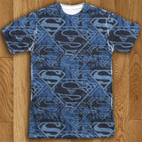 Superman Shielded Dye Sublimation Shirt - supermanstuff.com