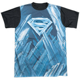 Superman Fortress of Solitude Adult Regular Fit Short Shirt - supermanstuff.com