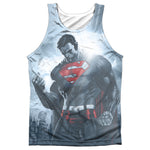 Superman Light of the Sun Adult Regular Tank Top Shirt - supermanstuff.com