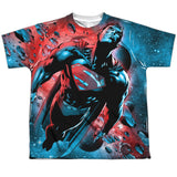 Superman Red Sun Youth Short Sleeve Shirt - supermanstuff.com