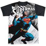 Superman To Infinity Adult Regular Fit Short Sleeve Shirt - supermanstuff.com