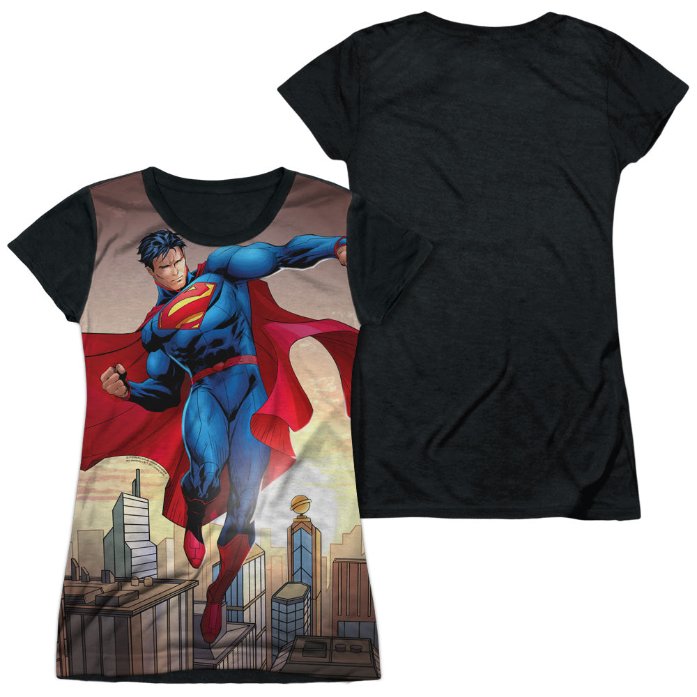 DC Comics Clark Kent I'm Superman Adult Sublimated White T-Shirt