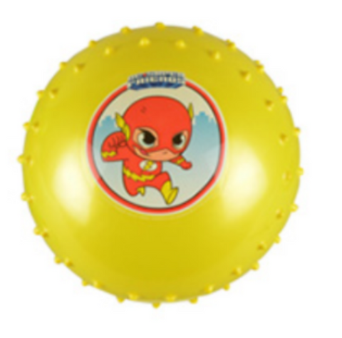 Flash Knobby Yellow Bounce Ball - supermanstuff.com