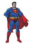 Superman Standing Patch - supermanstuff.com