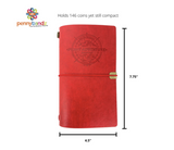 The Penny Journal (Crimson Red) Holds 146 pressed coins! - supermanstuff.com