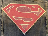 Oversized Supergirl Logo Iron-on Patch - supermanstuff.com