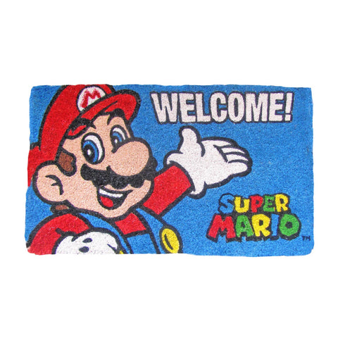 Super Mario Welcome Mat Doormat - supermanstuff.com