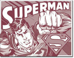 Superman Duo Tone Tin Sign