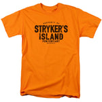 Superman "Stryker's Island Penitentiary Metropolis" T Shirt - supermanstuff.com