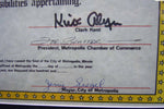 Superman of Metropolis Signed by Alyn-Siegel-Shuster - supermanstuff.com