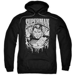 SUPERMAN "Heavy Metal"  Hooded Sweatshirt - supermanstuff.com
