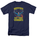 Superman Eat your Veggies T shirt