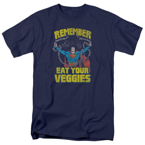 Superman Eat your Veggies T shirt