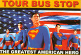 Metropolis Illinois Tour Bus Stop Postcard - supermanstuff.com