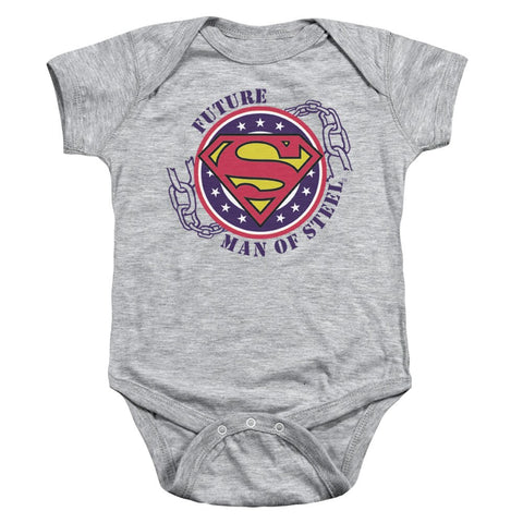 Superman Future Man of Steel "Onesies" Infant Snapsuit - supermanstuff.com