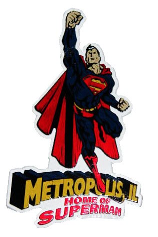 Metropolis Flying Magnet - supermanstuff.com