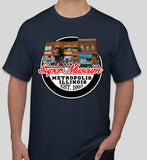 Super Museum Metropolis, IL Navy Blue Logo Shirt - supermanstuff.com
