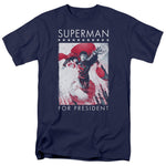 Navy Blue Superman For President Shirt - supermanstuff.com