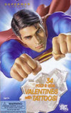 Surperman Returns Valentines Day Cards with Tattoos - supermanstuff.com