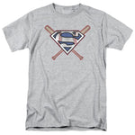 SUPERMAN "CROSSED BATS BASEBALL" SHIRT - supermanstuff.com