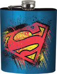 Superman Stainless Steel 7 oz Flask