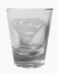 Metropolis ILLINOIS Superman Logo Shot Glass - supermanstuff.com
