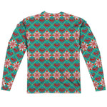SUPERMAN SHIELD HOLIDAY "Ugly Christmas Sweater" Style Long Sleeve Shirt - supermanstuff.com
