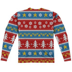 WONDER WOMAN HOLIDAY "Ugly Christmas Sweater" Style Long Sleeve Shirt - supermanstuff.com