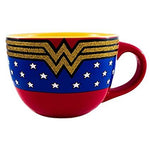 Wonder Woman Oversized 24 oz. Glitter Soup Bowl Mug - supermanstuff.com
