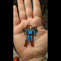 superman Breaking Chains lapel pin - supermanstuff.com
