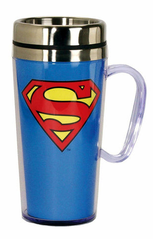 Superman Logo Insulated Travel Mug