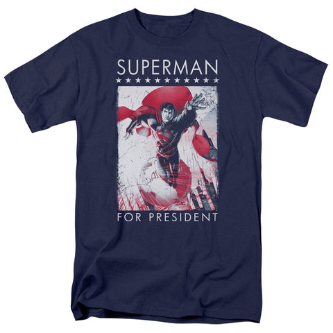 Superman "Superman for President" T Shirt - supermanstuff.com