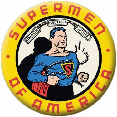 Supermen of America Button - supermanstuff.com