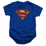 Blue Classic Logo "Superman Logo" Baby Onsies - supermanstuff.com
