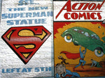 Metropolis Action Comics Mural postcard - supermanstuff.com