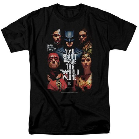 Justice League "Save The World" T-shirt - supermanstuff.com