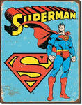 Classic Superman Retro Tin Sign
