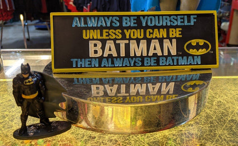batman desk sign