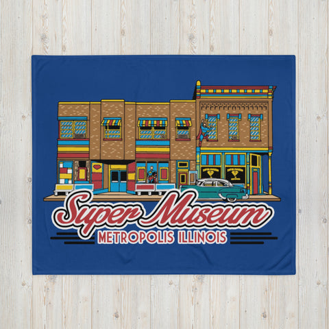 Super Museum Throw Blanket - supermanstuff.com